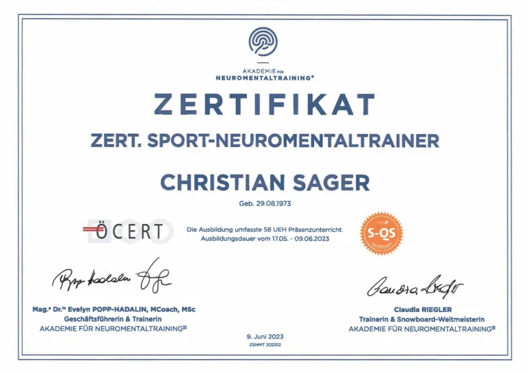 zertifikat sportneuromentaltrainer